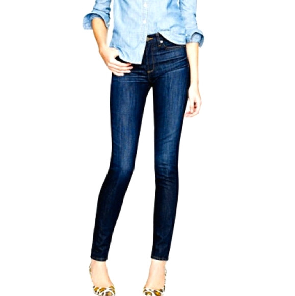 J. Crew Denim - J. Crew dark wash Toothpick ankle skinny jeans